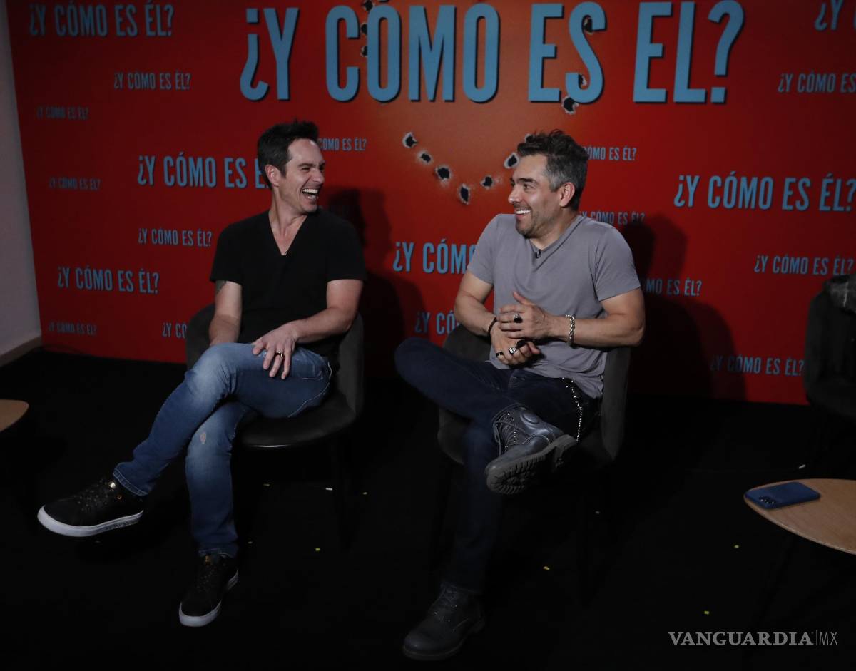 $!Los actores mexicanos, Mauricio Ochmann (i) y Omar Chaparro (d) en la Ciudad de México (México).