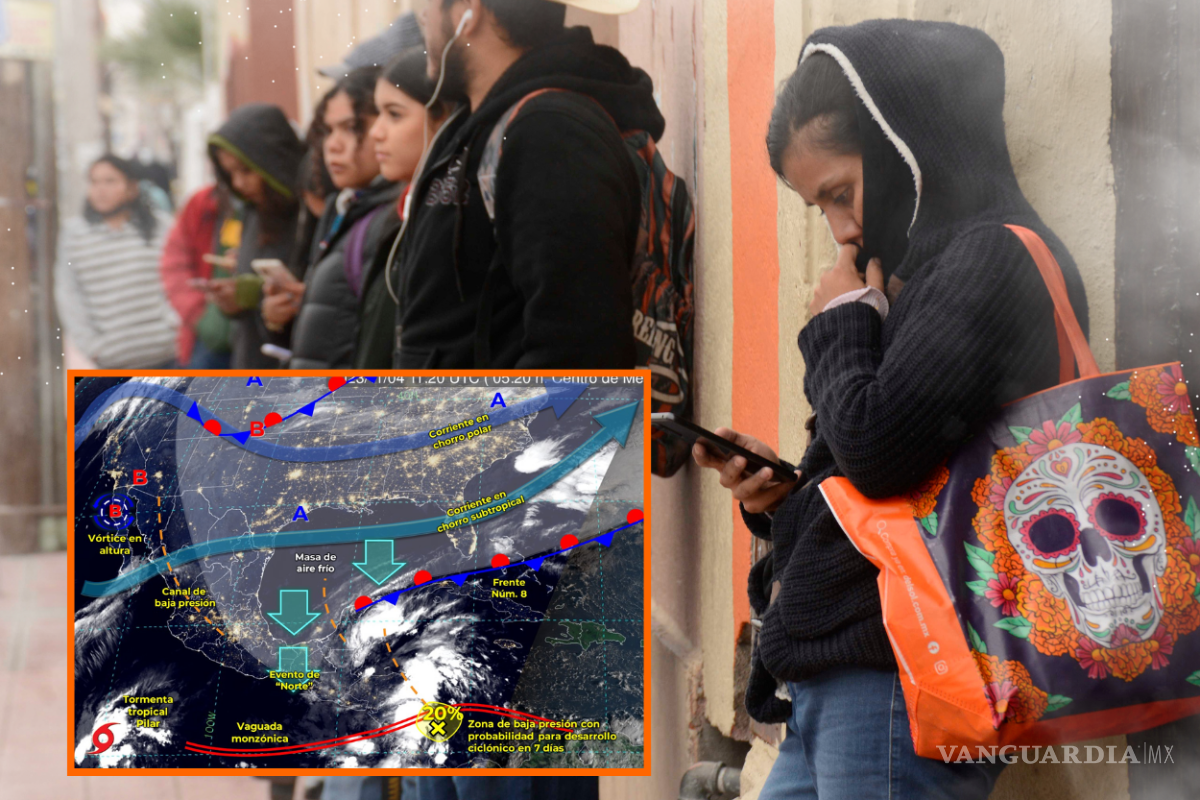 Ojo... Frente frío y evento ‘Norte’ traerán heladas, tormentas y fuertes vientos en estos estados: Conagua