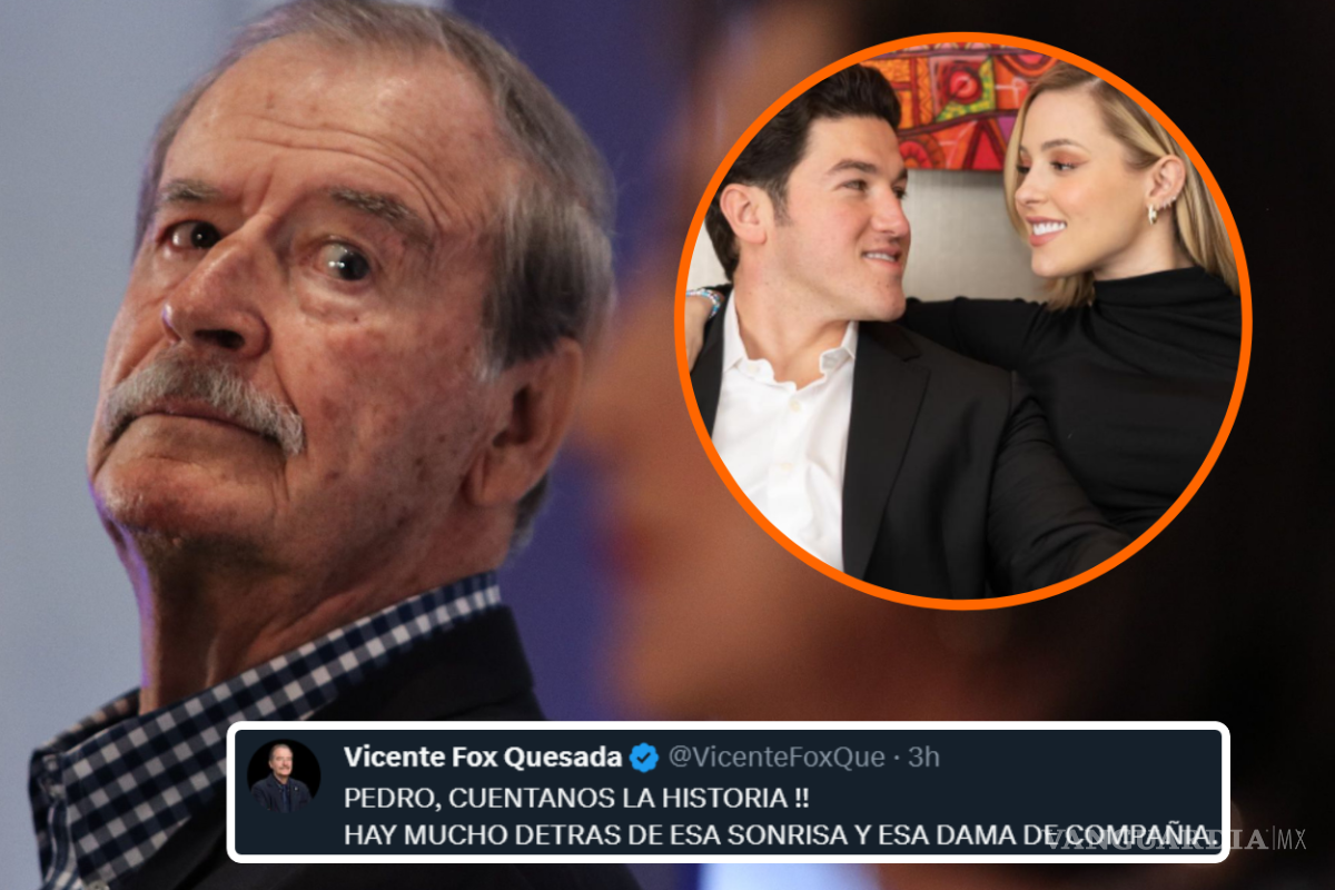 Vicente Fox llama a Mariana Rodríguez, esposa de Samuel García, ‘dama de compañía’, y ella lo acusa de agresión