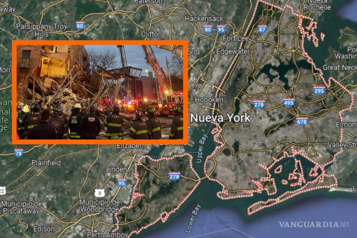 Un edificio residencial de 7 pisos se derrumbó parcialmente en Nueva York (video)