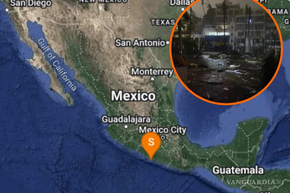 Tras paso de huracán ‘Otis’, sismo de 5 grados estremece a Guerrero