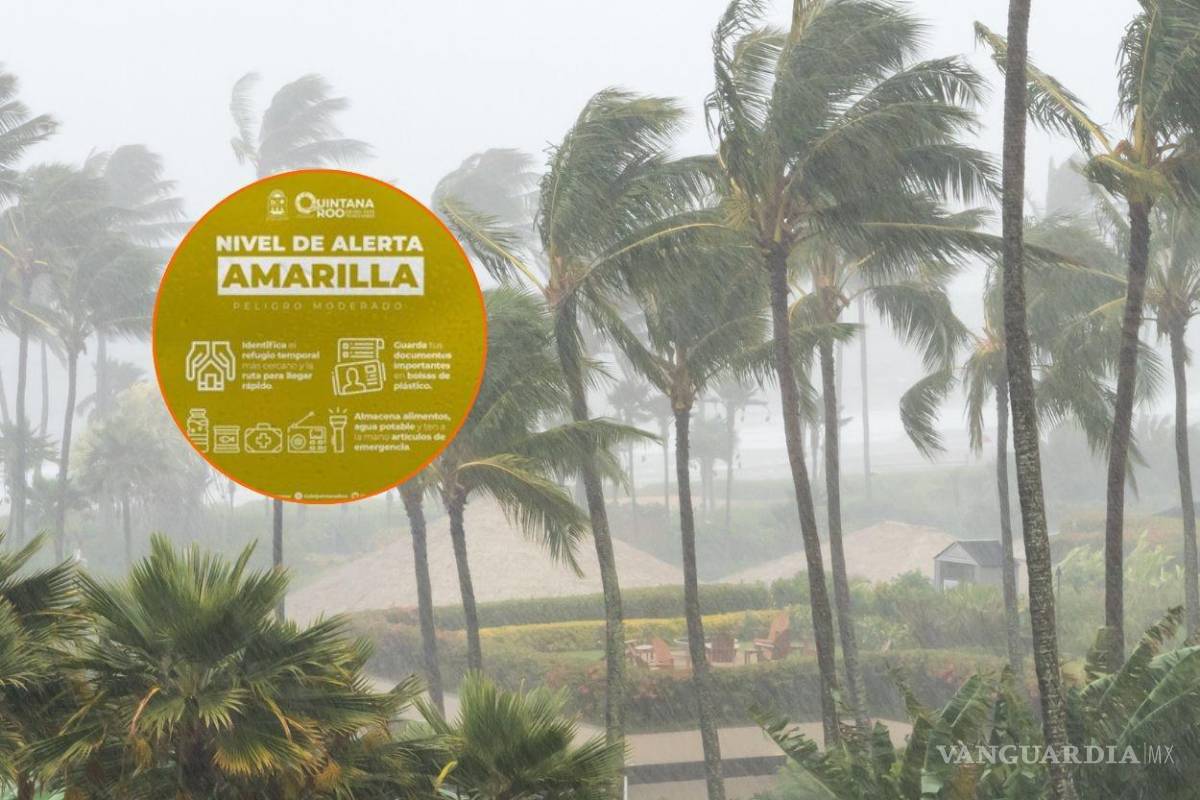 Activan ‘Alerta Amarilla’ en Quintana Roo por huracán ‘Beryl’: ¿Qué significa?