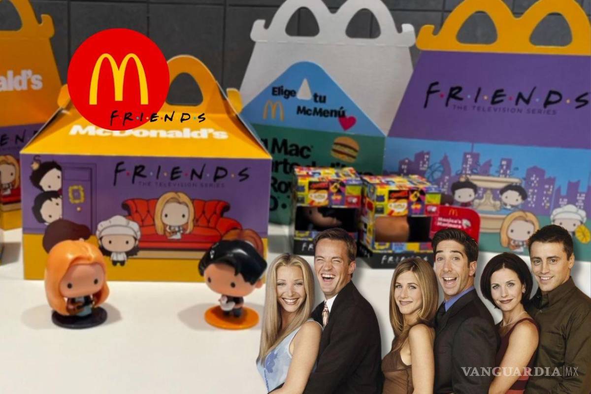 ¡Atención, fans! McDonald’s se une al 30 aniversario de ‘FRIENDS’ con edición especial en tu cajita feliz... ¿Cuándo llega a México?