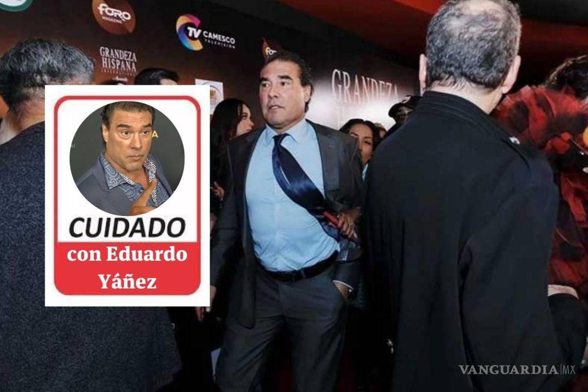 ¡Cuidado con Eduardo Yáñez! El actor agredió a reportera en premios Grandeza Hispana... ¿Odia a la prensa?
