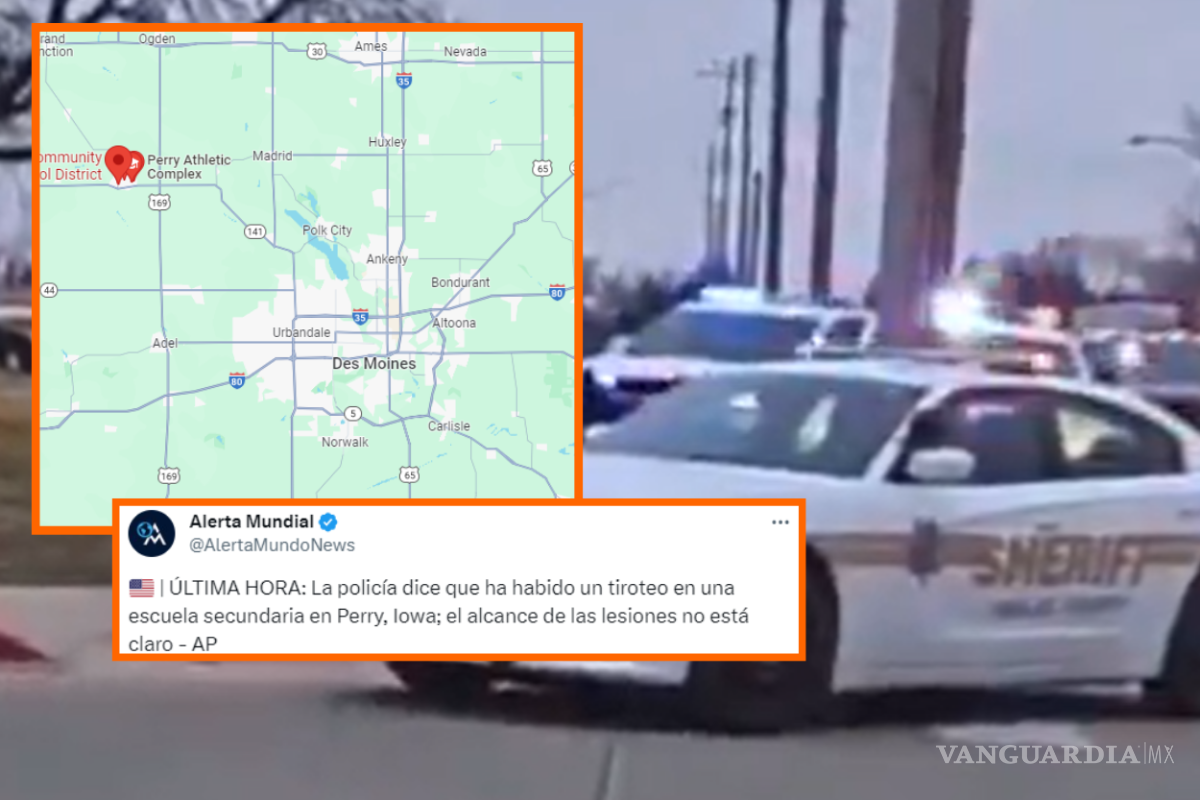 Tiroteo en escuela de Iowa dejó tres heridos y un muerto; FBI y autoridades estatales investigan