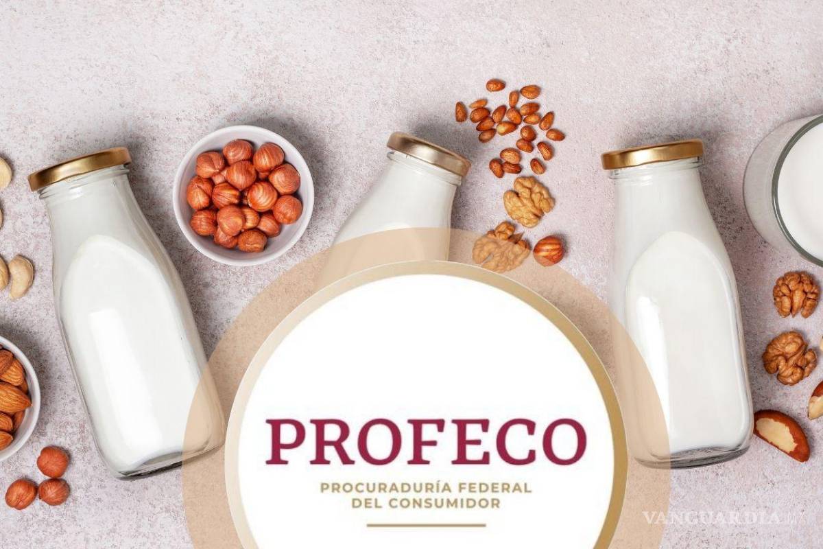 Leche de almendra, coco y soya... Profeco desmiente contenido de marcas lácteas