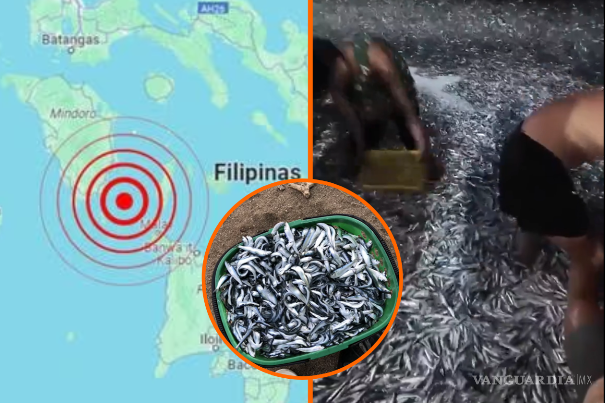 ¿Presagio? Habitantes presencian extraño fenómeno en playas de Filipinas minutos antes de un sismo
