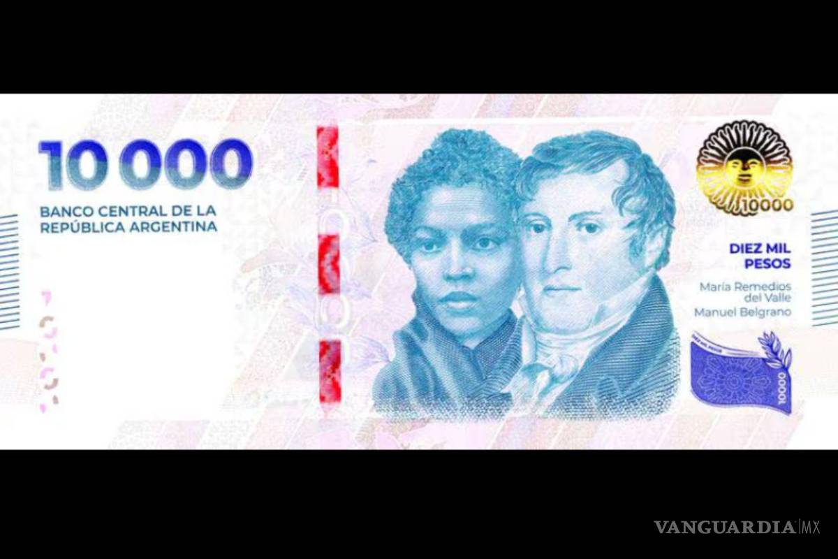 Conoce el nuevo billete de Argentina con valor de 10 mil pesos que podrían combatir la inflación