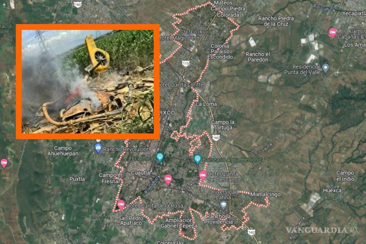 Morelos: accidente aéreo deja a tres muertos de la CFE