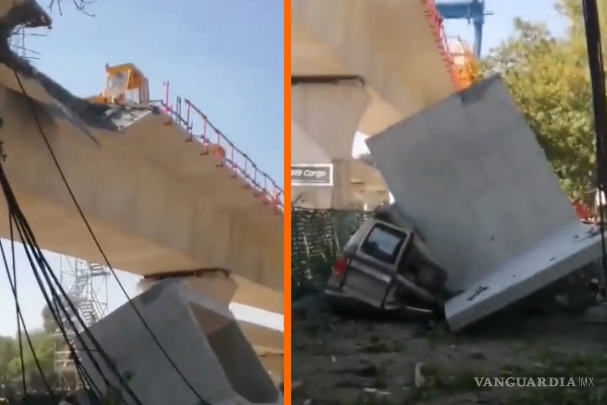 Colapsa estructura del Tren Interurbano México-Toluca