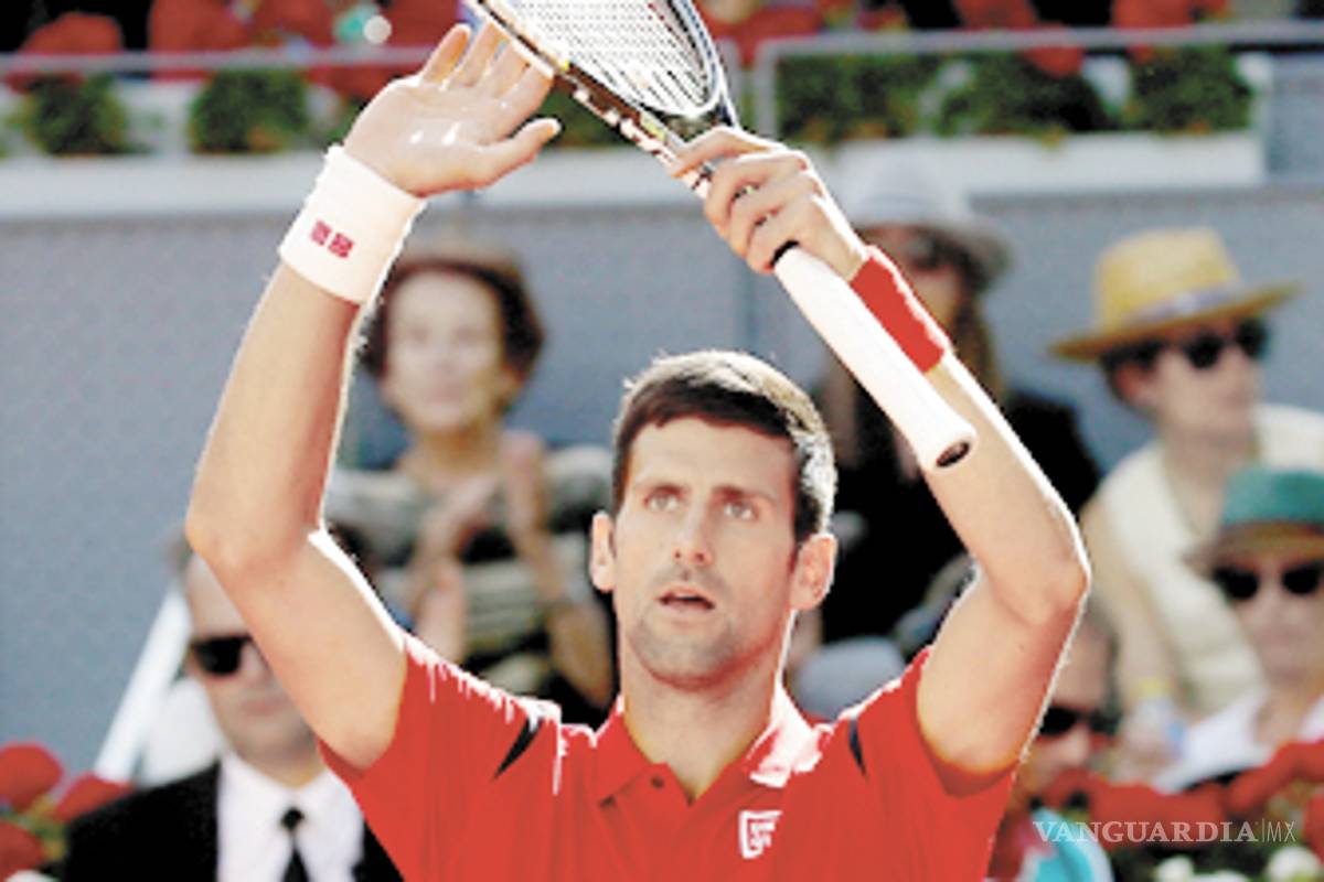 Reaparece Djokovic en Madrid y gana