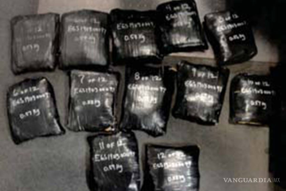 Decomisan cargamento de metanfetaminas que cruzó por Piedras Negras