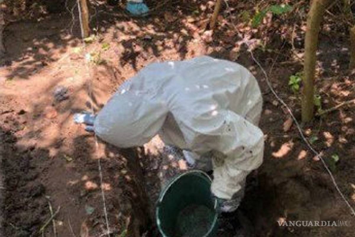 $!Indagan presunto vínculo de policía de Duarte con hallazgo de 166 cráneos en fosa de Veracruz