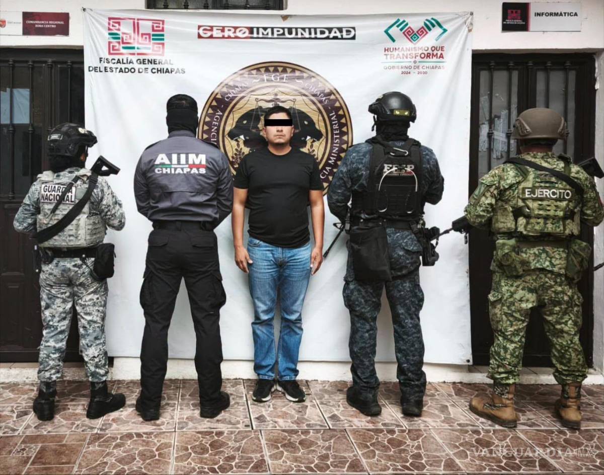 $!Detienen a director de Policía de Suchiapa por fuga de 4 detenidos por narcomenudeo