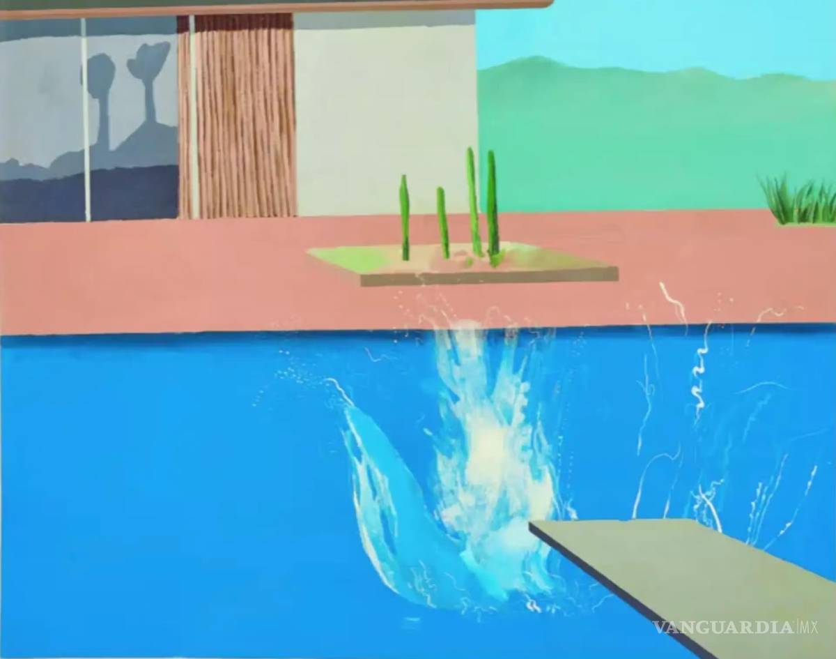 $!Fallece David Hockney, el artista que convirtió a las piscinas en iconos del arte moderno