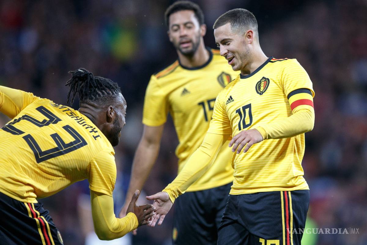 Bélgica sigue en gran nivel y golea a Escocia en un amistoso