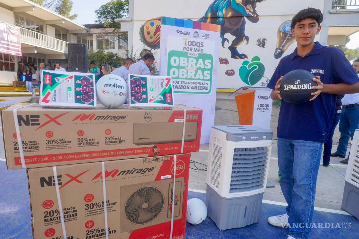 $!Los apoyos incluyen herramientas educativas, mobiliario, proyectores, material deportivo y equipo didáctico.