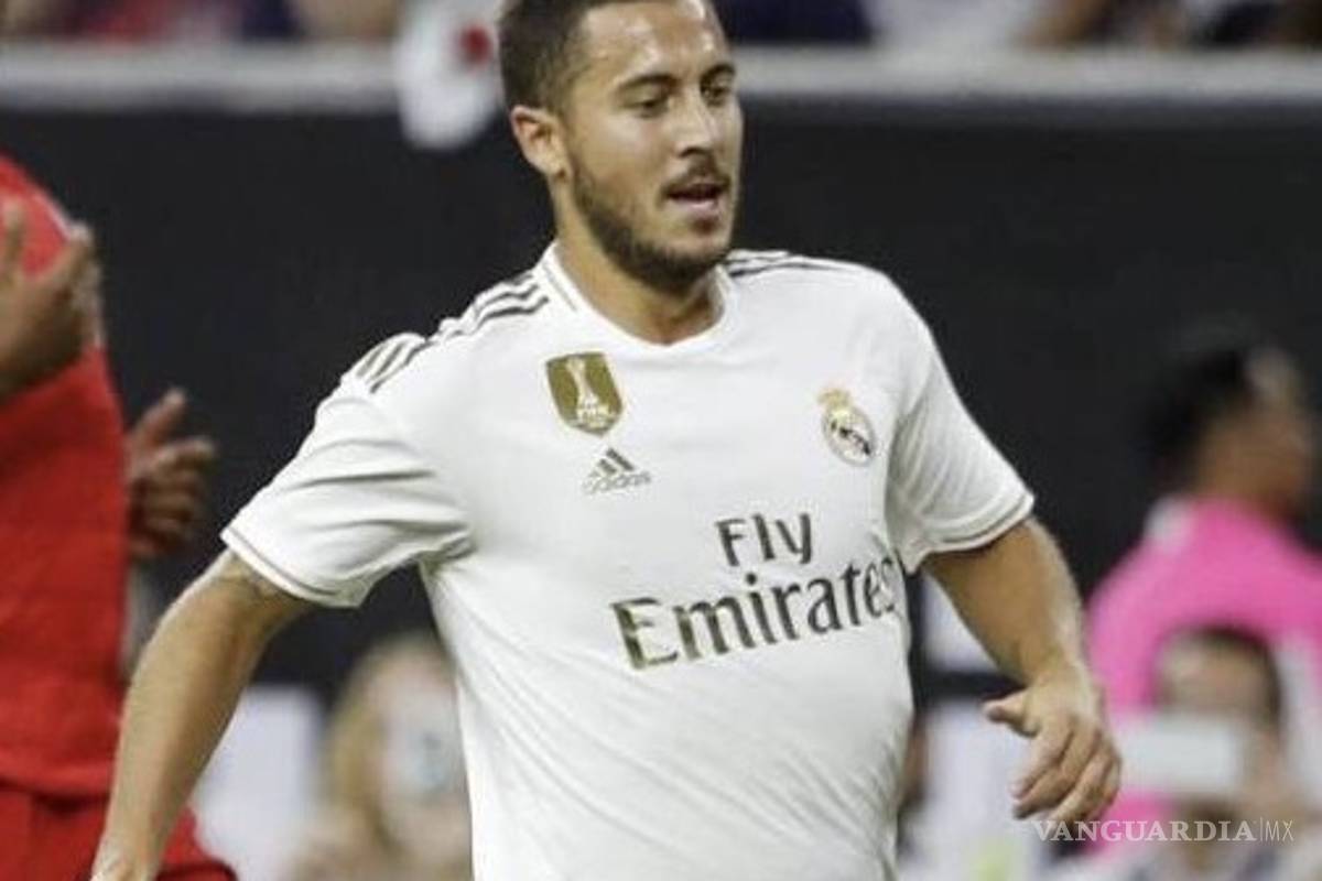 Preocupa el estado físico de Eden Hazard en su debut con el Real Madrid