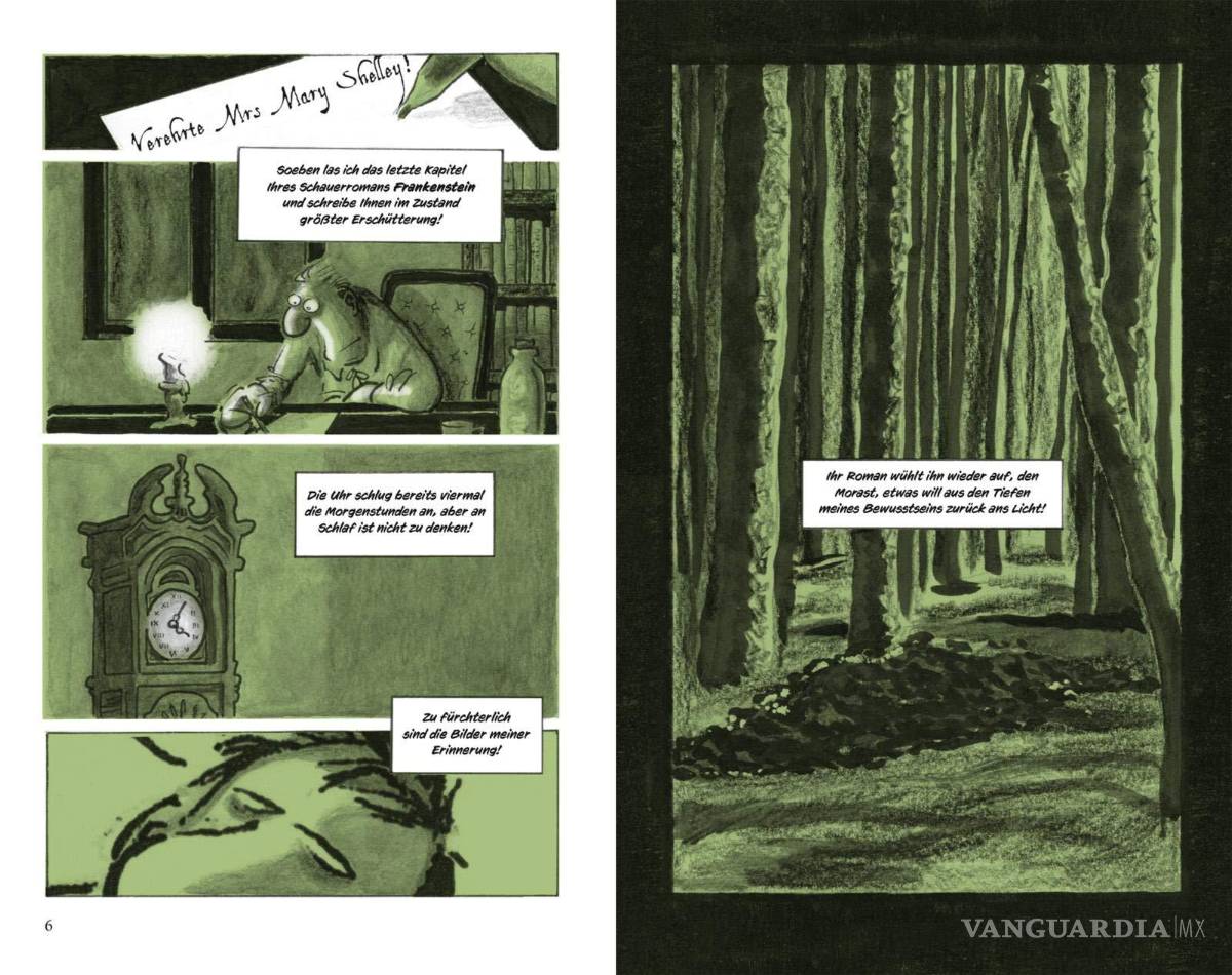 $!Ralf König, considerado el autor de cómics gay más famoso de Europa, recientemente publicó el libro “Frankenstein”, en el que homenajea a Mary Shelley.