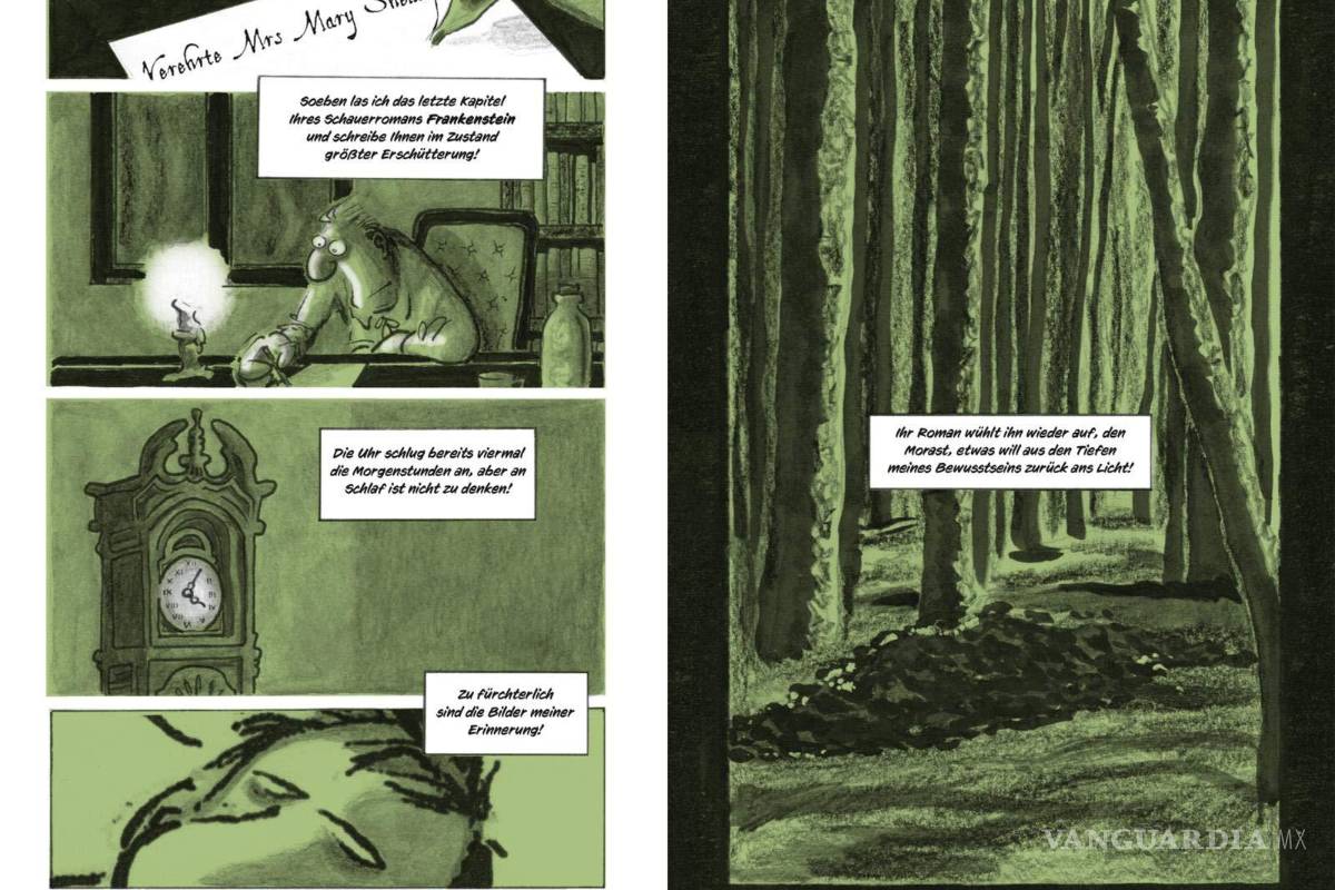 $!Ralf König, considerado el autor de cómics gay más famoso de Europa, recientemente publicó el libro “Frankenstein”, en el que homenajea a Mary Shelley.