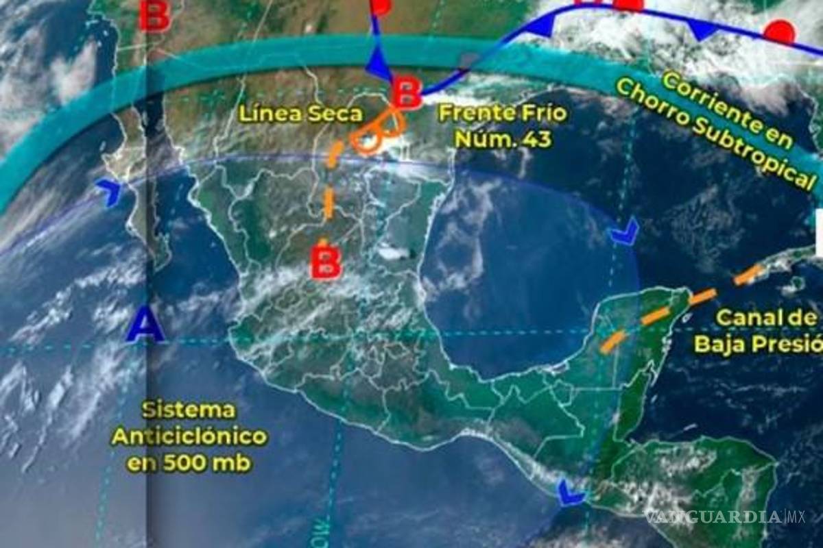 Llega frente frío número 43: se esperan fuertes lluvias y granizo