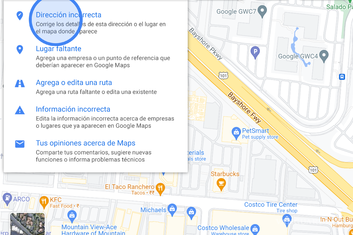 $!Pasos a seguir para realizar el reporte de una dirección en Google Maps | FOTOGRAFÍA: GOOGLE