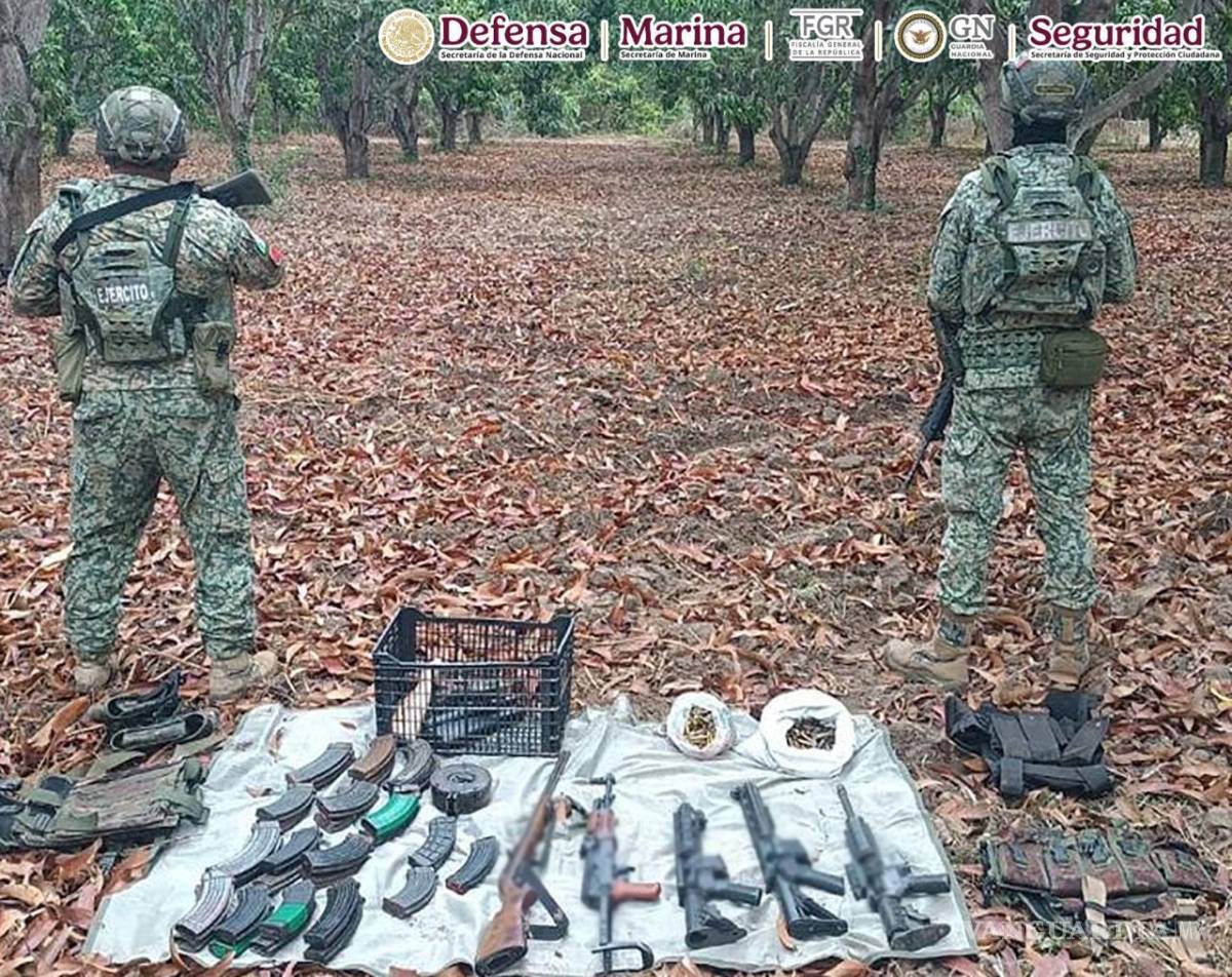 $!Cae ‘El 24’, líder regional de grupo criminal en Sinaloa; aseguran arsenal y explosivos en operativos