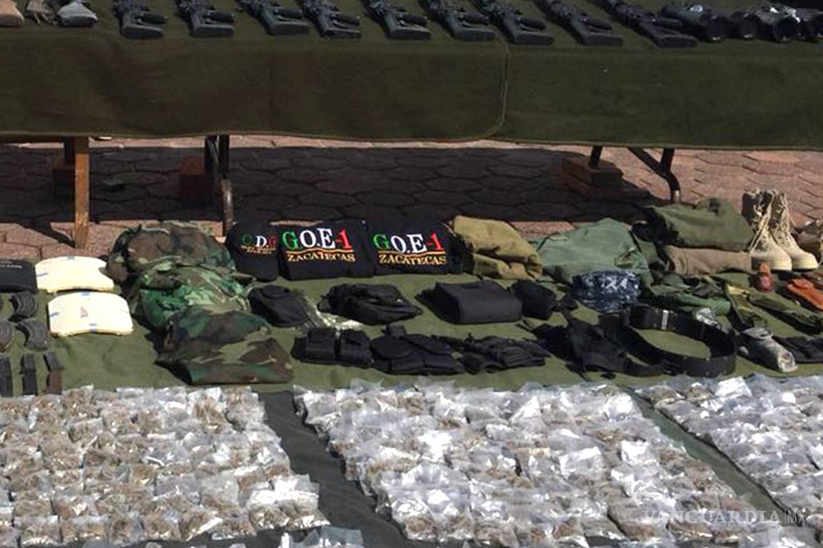 Campamento del cártel del Golfo en Zacatecas es asegurado por el Ejército