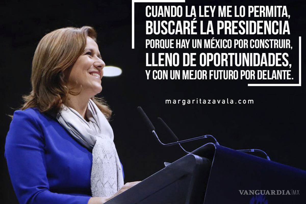 Margarita Zavala confirma aspiración presidencial