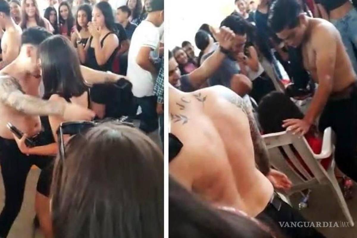 Con ‘strippers’ festejan a estudiantes de secundaria, en Michoacán