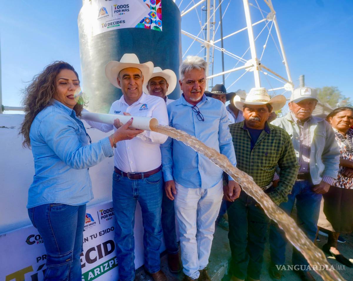 $!La obra hidráulica beneficiará de manera directa a 46 familias, fortaleciendo el acceso al agua potable en esta comunidad rural.