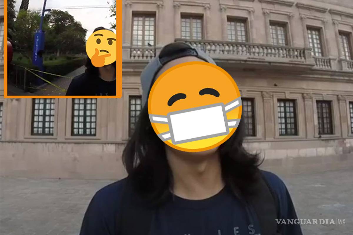 'Youtuber' de Saltillo no respeta cuarentena por COVID-19 y sale a las calles para grabar video