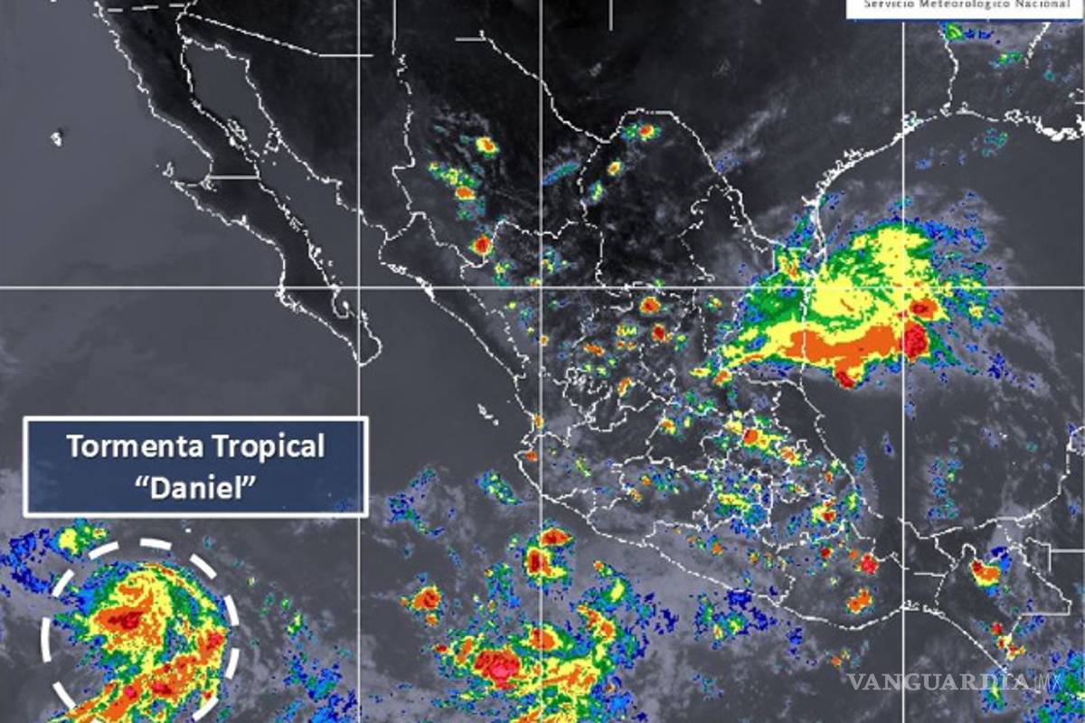 Se forma tormenta tropical Daniel en el Pacífico