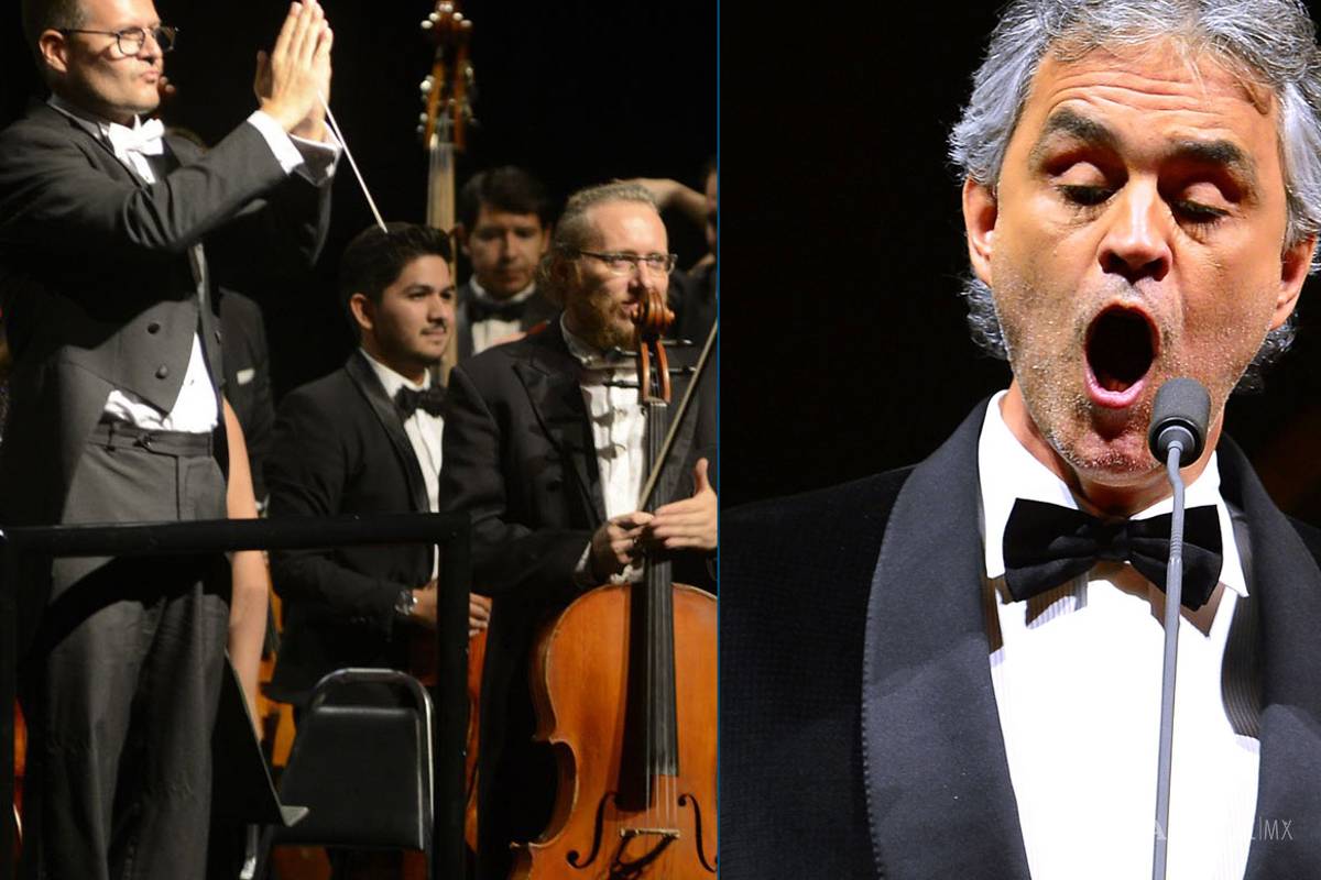Andrea Bocelli cantará con la Orquesta Filarmónica del Desierto de Coahuila