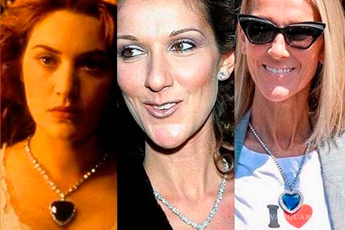 Celine Dion se pasea por la semana de la moda con el 'Corazón del mar'