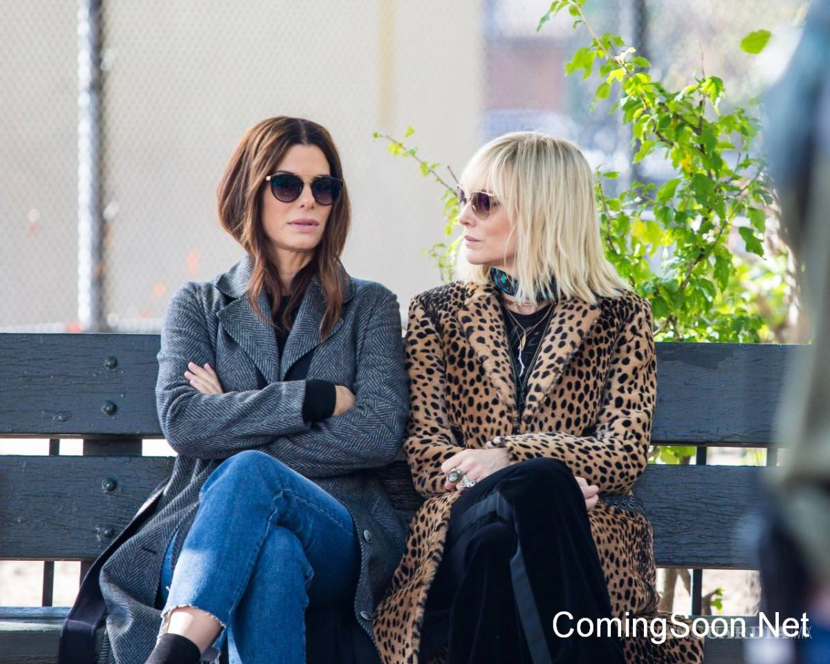 $!Rihanna, Cate Blanchett y Helena Bonham Carter en el set de ‘Ocean’s 8’