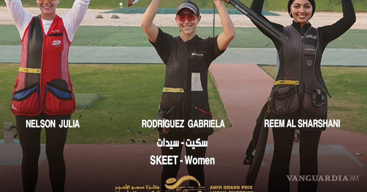 Gabriela Rodríguez gana oro en el Grand Prix de tiro con escopeta en Qatar