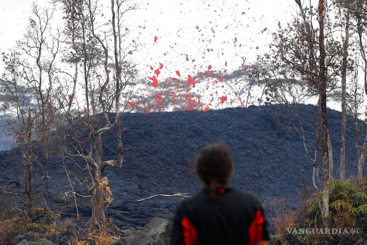 $!Impresionantes imágenes de la erupción del volcán Kilauea, en Hawái