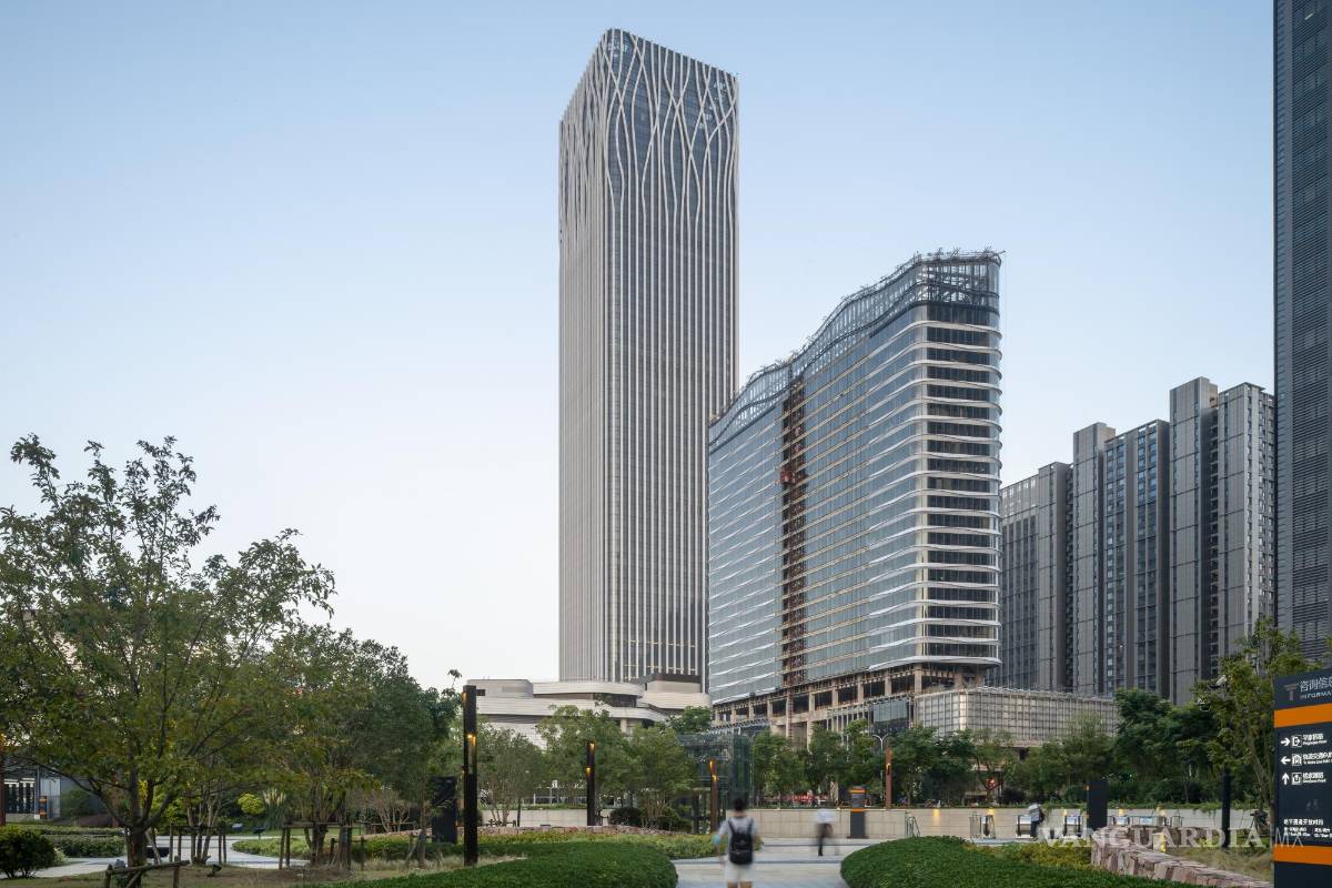 $!Qiantan Center. EFE/Rex Zou