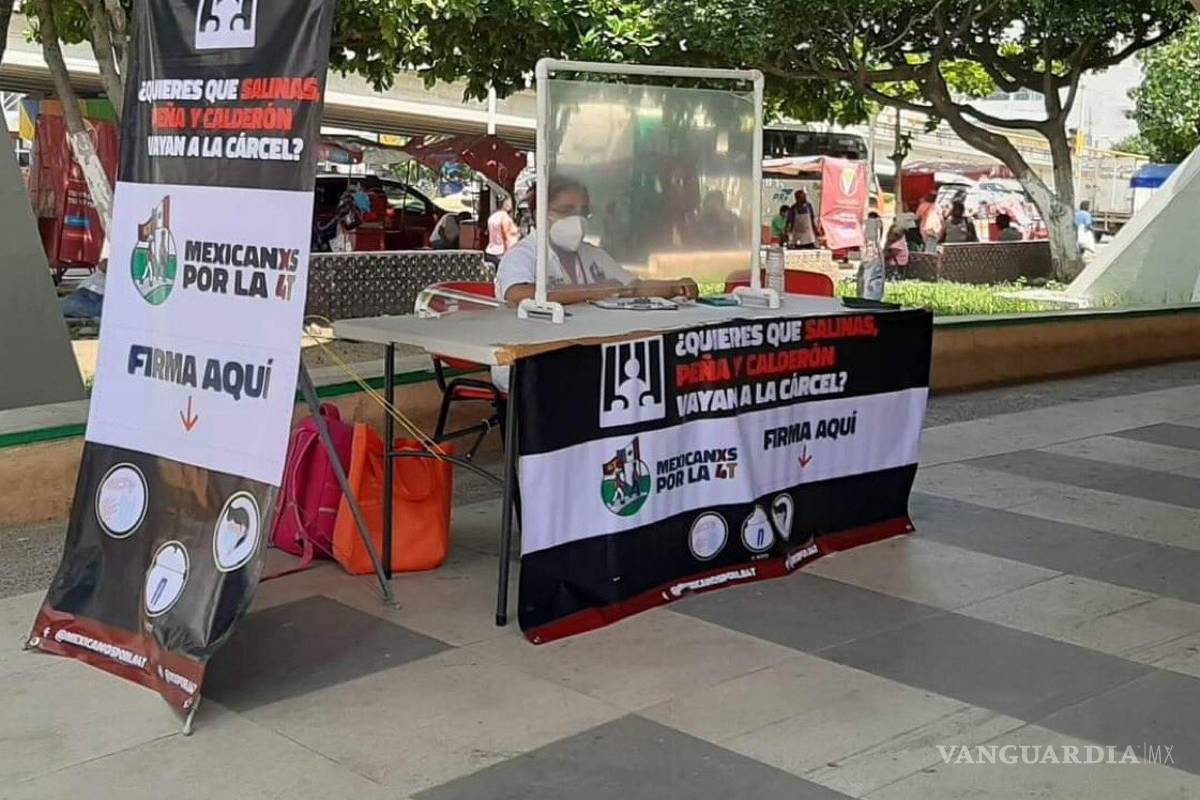 ‘¿Quieres que Salinas, Peña y Calderón vayan a la cárcel?’, así promueve Morena consulta; usuarios cuestionan en redes