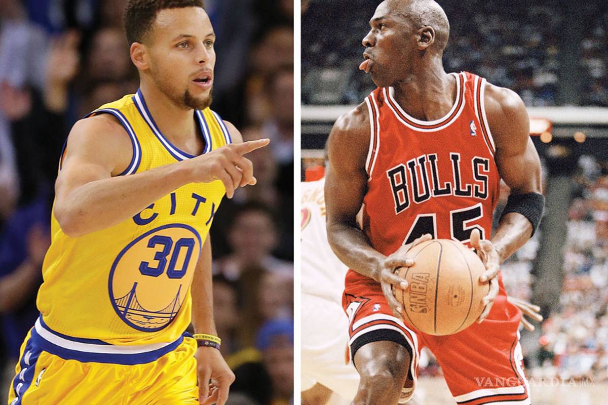 Los Warriors de Curry van tras récord de los Bulls de Jordan
