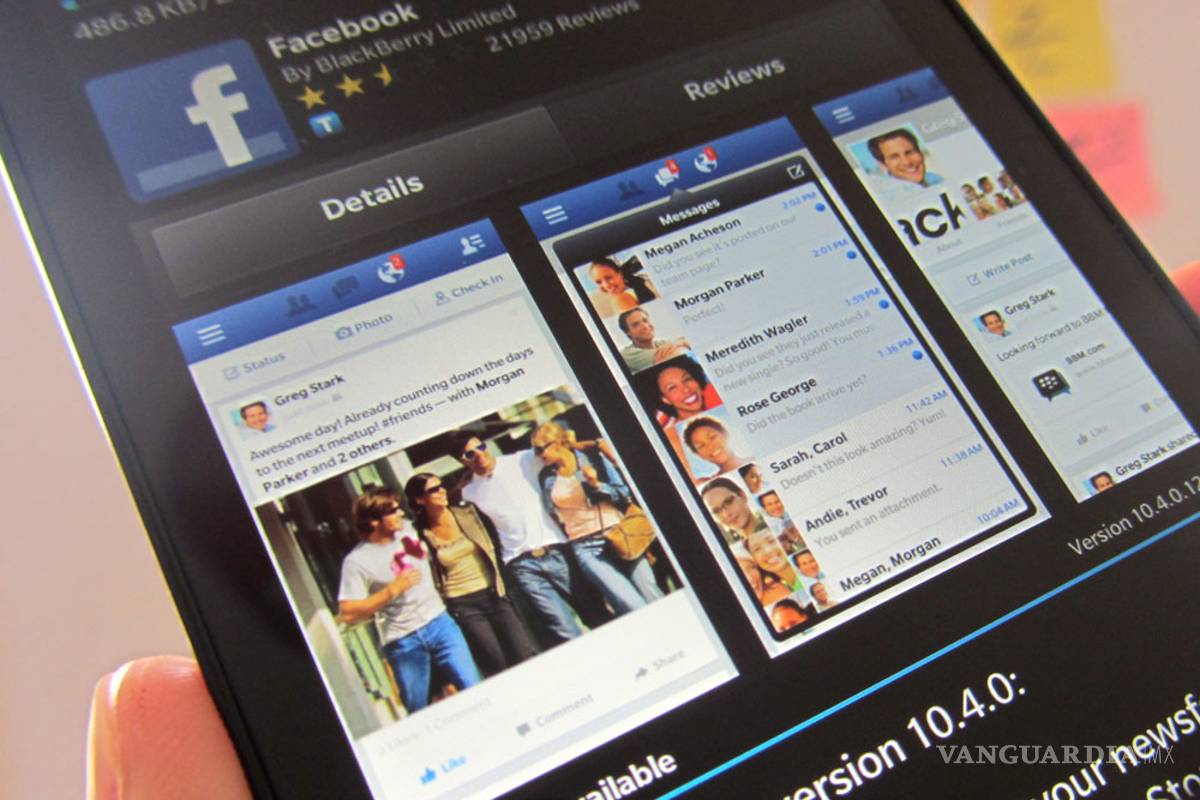 Facebook también retira su app de BlackBerry