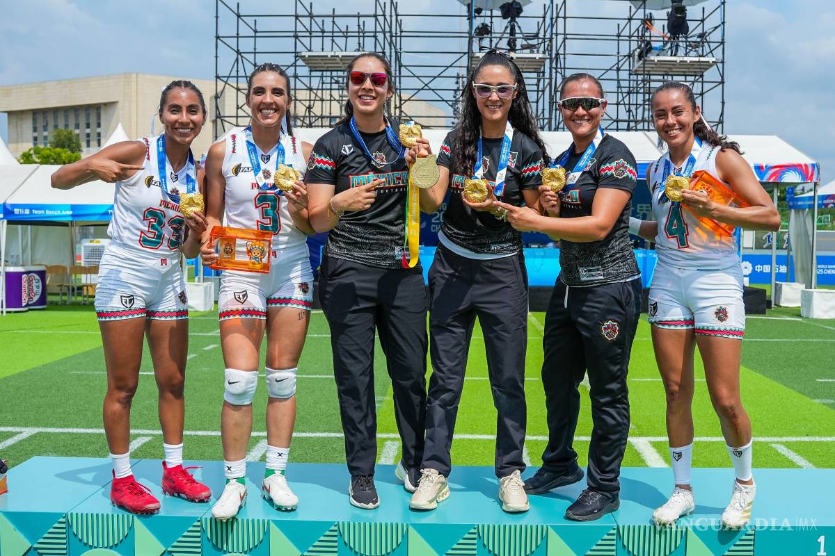 Diana Flores y la Selección Mexicana de Flag Football exigen becas deportivas a la Conade