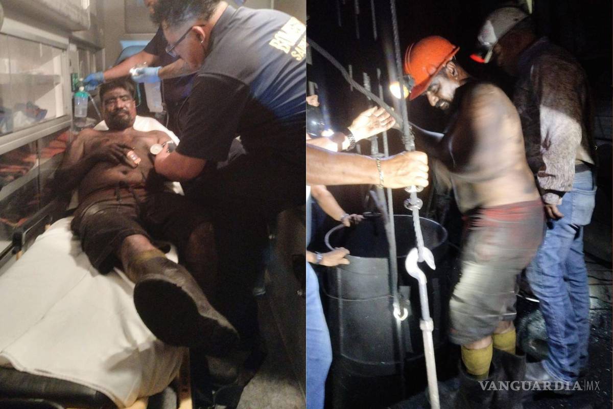 Coahuila: Rescatan con vida a 8 trabajadores atrapados en mina de carbón en Sabinas (videos)