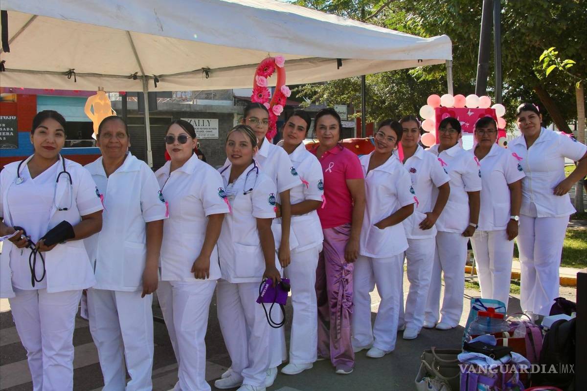 Torreón: Paseo Colón se viste de rosa, con jornada de salud y prevención contra el cáncer