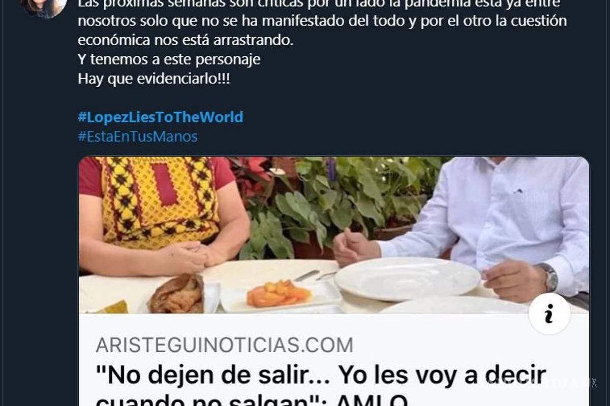 $!#LopezLiesToTheWorld: Por omisión de AMLO ante coronavirus en México, usuarios piden intervención de ONU y OMS