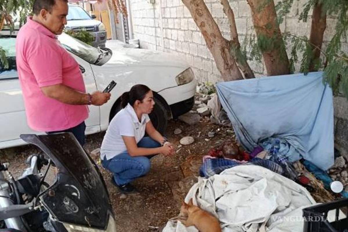 DIF Frontera logra rescatar a adulto mayor enfermo y sin hogar