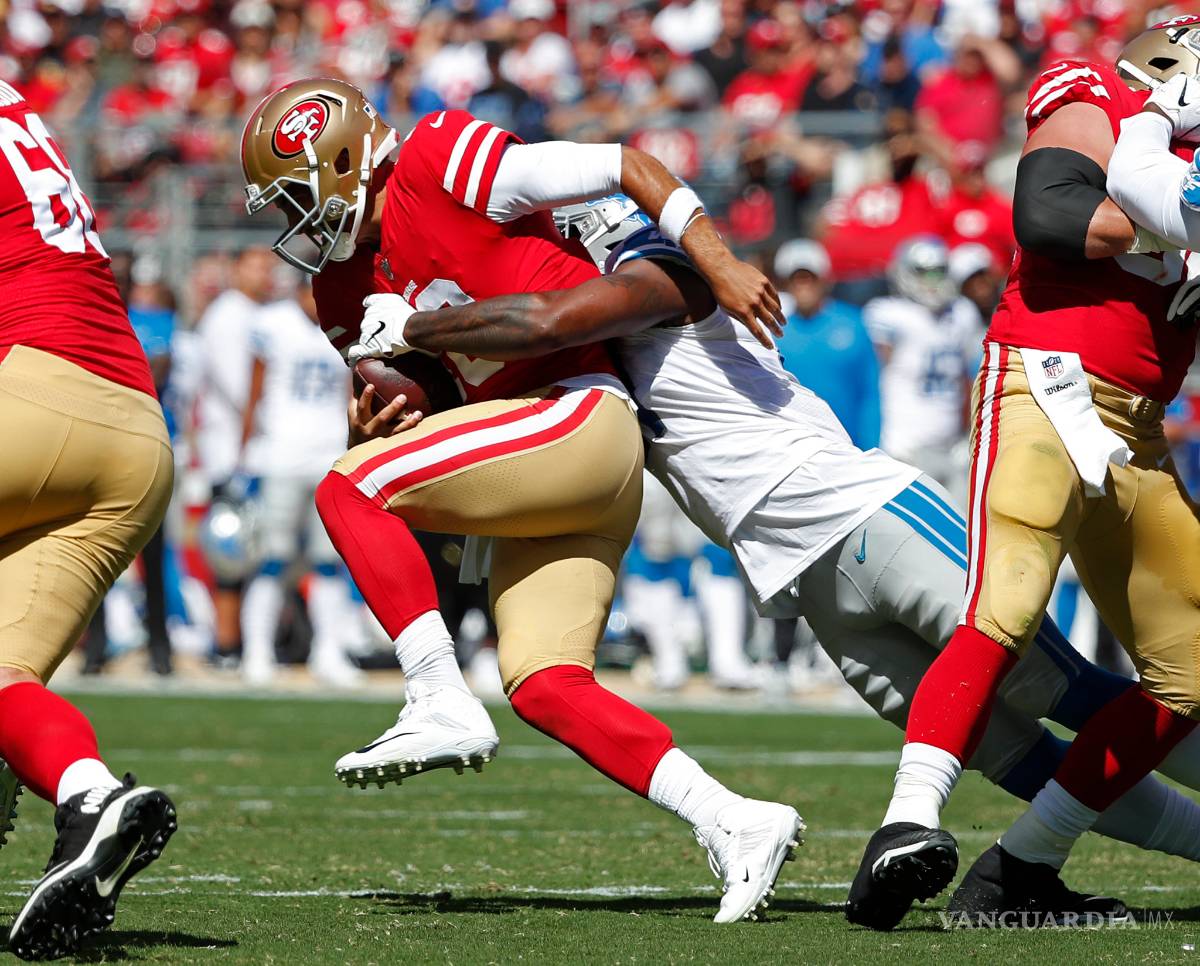 $!Garoppolo se prepara para su duelo ante Chiefs ganando a los Lions