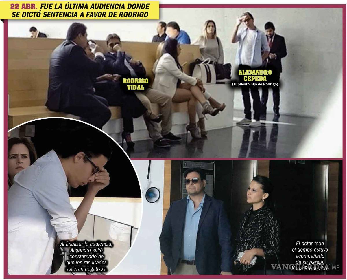 $!El actor Rodrigo Vidal 'hizo trampa en prueba de ADN para no reconocer a su hijo saltillense'