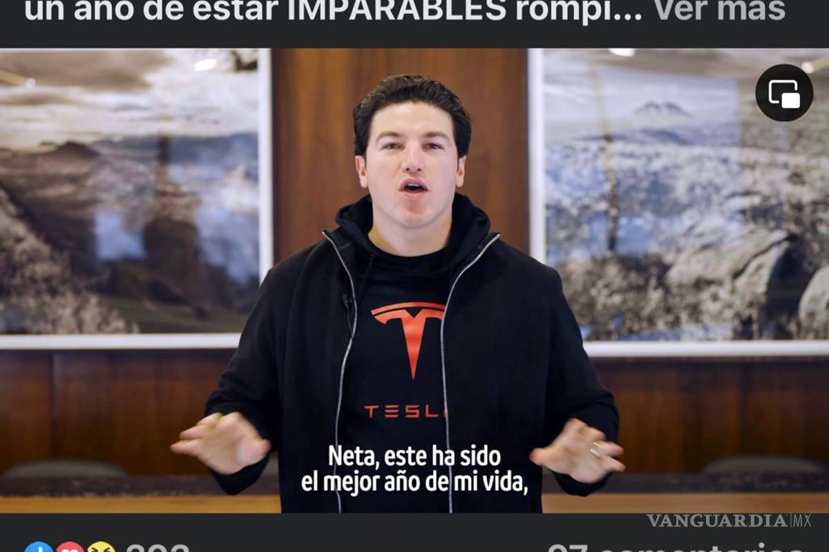 En su mensaje de Año Nuevo, Samuel García pide sacar a la ‘vieja política’ del poder en Nuevo León